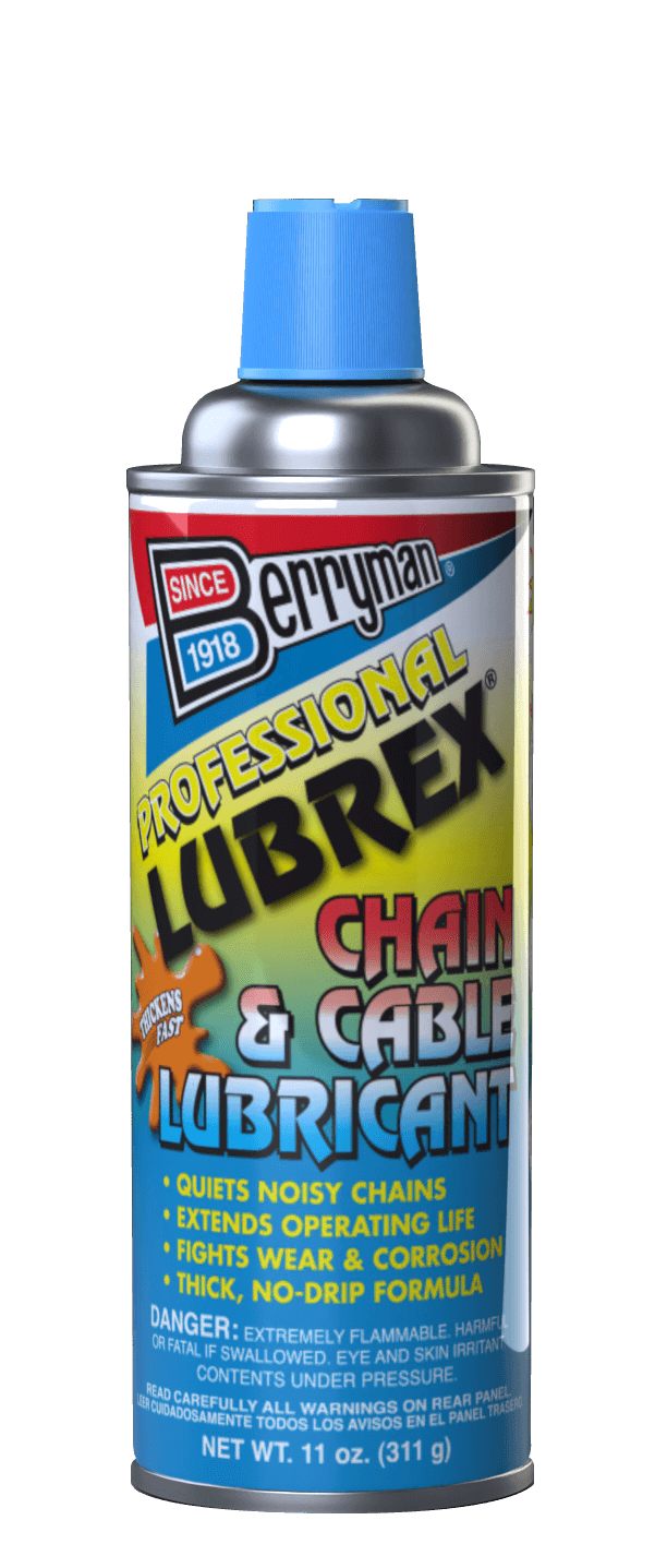 Lubricante Berryman Lubrex para cadenas y cables