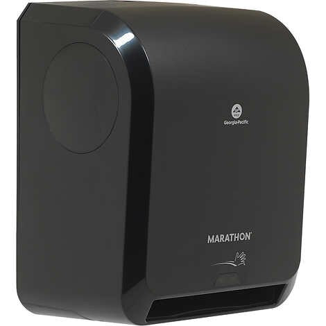 Dispensador de Toallas de papel electrónico, Marathon Touchless Towel Dispenser, Black