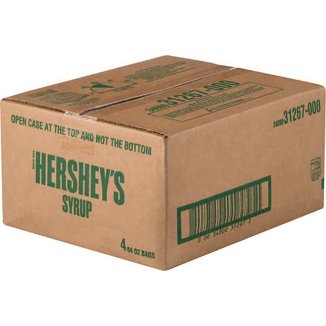 Sirop de Chocolate, Hershey's Syrup, Chocolate, 64 fl oz, Caja 4 unidades