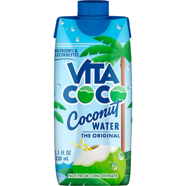 Agua de Coco, Vita Coco Coconut Water, Original, 11.1 fl oz, Caja 18 unidades