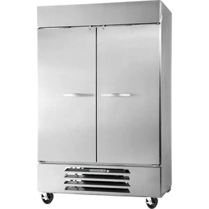 Refrigerador vertical de dos puertas, Beverage-Air Two Swing Door Refrigerator, Stainless Steel