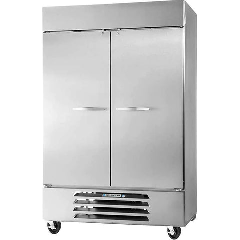 Refrigerador vertical de dos puertas, Beverage-Air Two Swing Door Refrigerator, Stainless Steel