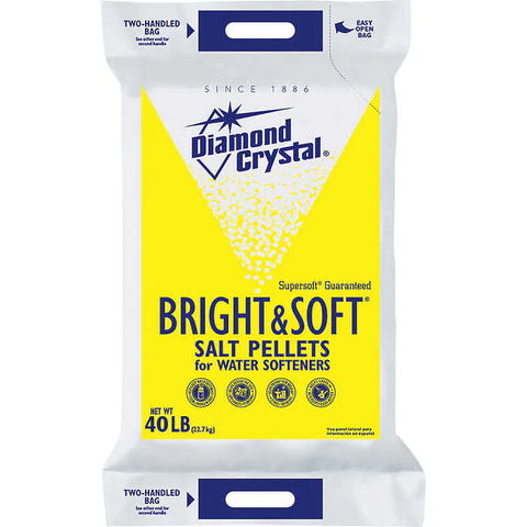Suavizador para piscinas, Diamond Crystal Water Softener Pellets, Bolsa 18 kg