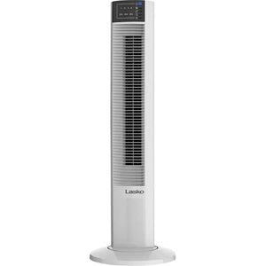 Ventilador vertical, Lasko Wind Tower Fan with Remote Control, 4 Speeds, White