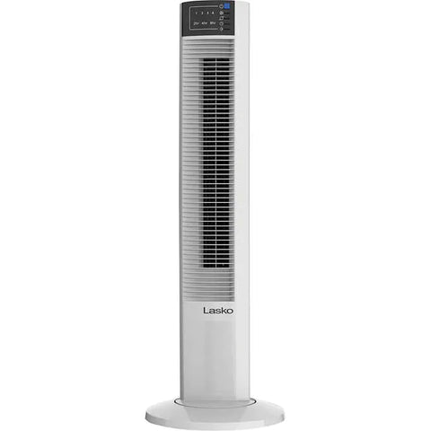 Ventilador vertical, Lasko Wind Tower Fan with Remote Control, 4 Speeds, White