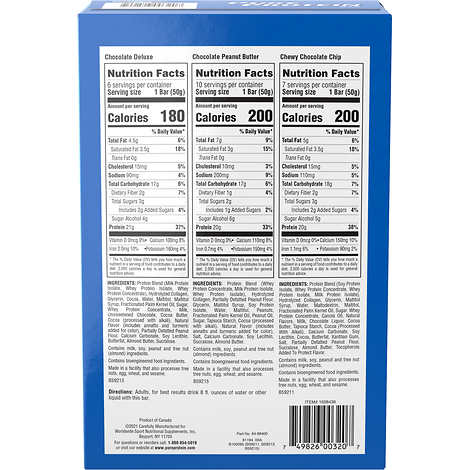 Barras de proteína, Pure Protein Bar, Variety Pack, 1.76 oz, Caja 23 unidades