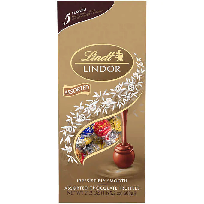 Trufas de Chocolate variadas, Lindt Lindor Chocolate Truffles, Assorted Flavors