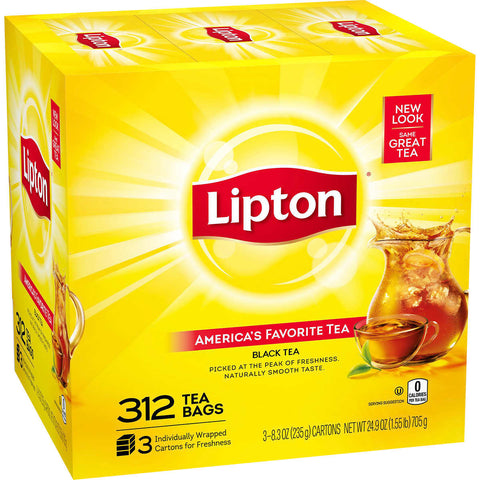 Té negro Lipton Tea, Caja 312 bolsitas