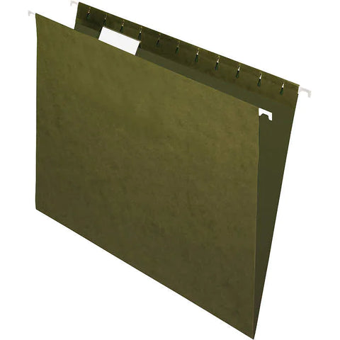 Carpeta para gaveta, Pendaflex Hanging Folder, 1/5-Cut Tab, Letter, Standard Green, Paquete 50 unidades