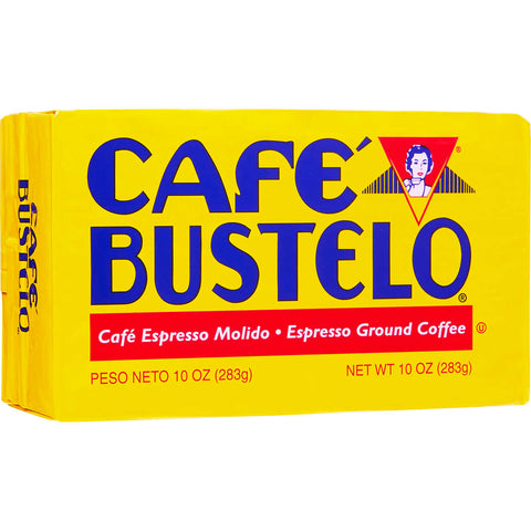 Café Bustelo Dark Roast Ground Coffee, 10 oz. Pack 4 unidades