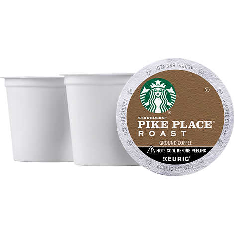 Café K-Pods Starbucks Pike Place Coffee, Medium, Keurig K-Cup Pods, Caja 72 unidades