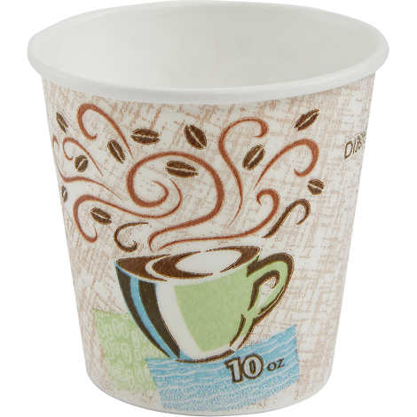 Vasos térmico. Dixie PerfecTouch Insulated Paper Cup, 10 oz, Caja 500 unidades