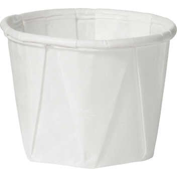 Vasos muestra Solo Paper Souffle Portion Cup, 0.5 oz. Caja 5000 unidades
