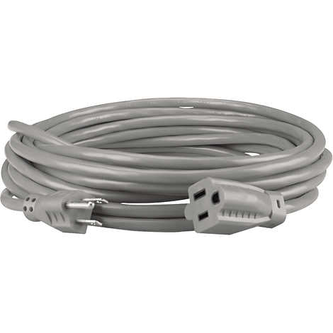 Extensión heavy duty 4.5 metros, Innovera 15' Indoor Heavy-Duty Extension Cord, Gray (IVR72215)