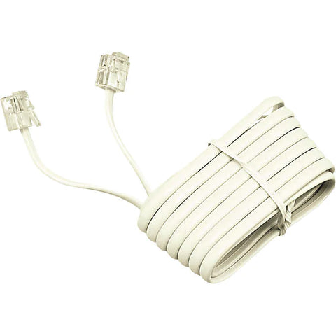 Cable extensor 7.62 metros, Softalk 25' Phone Extension Cord, Ivory