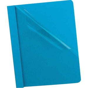 Carpeta Oxoford, Oxford Clear Front Report Cover, Light Blue, Paquete 25 unidades