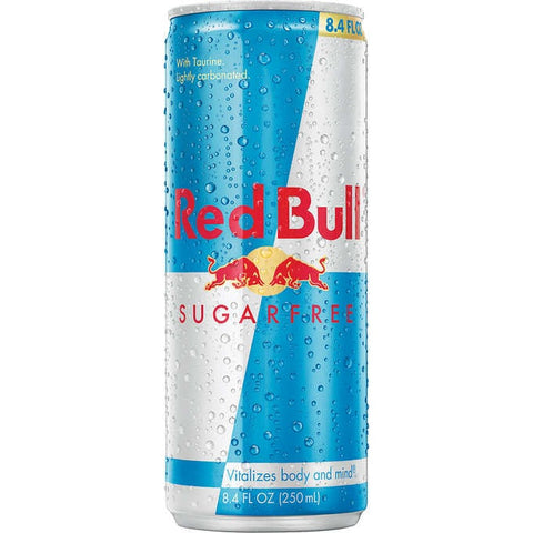 Bebida Energizante sin azúcar, Red Bull Energy Drink, Sugar Free, 8.4 fl oz, Caja 24 unidades