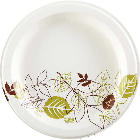 Plato de papel, Dixie Ultra Paper Plate, 10-1/16", Pathways, Paquete 500 unidades