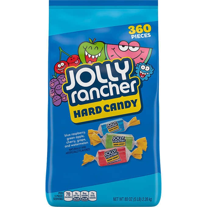 Caramelos variados, Jolly Rancher, Variety Pack, Bolsa 1.36 kg