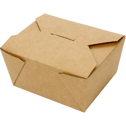 Caja para delivery, Vital International Solutions Take Out Box, Size #1, Kraft, Caja 450 unidades