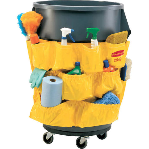 Bote de basura, Rubbermaid Commercial Brute Caddy Bag, Yellow